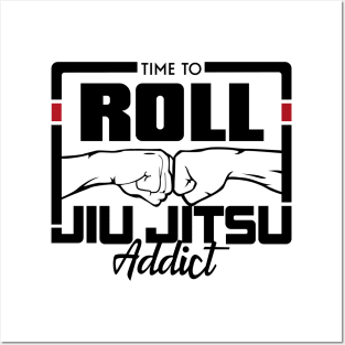 Time to roll Jiu Jitsu Posters and Art